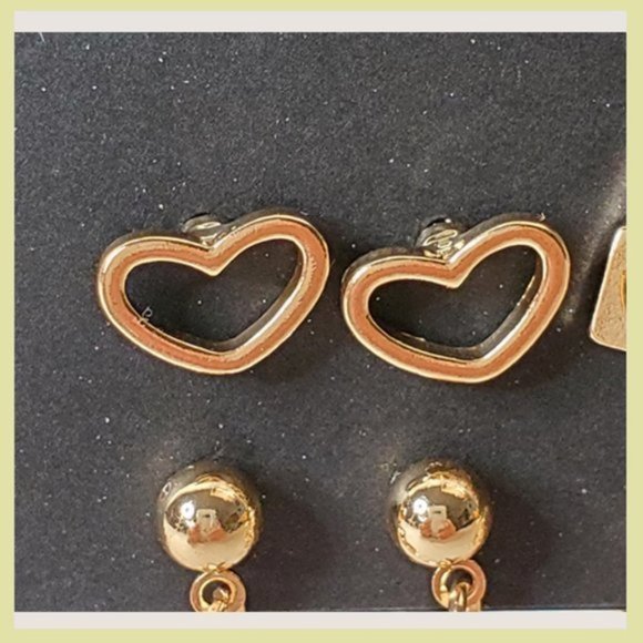 Rampage Six Pack of Heart Earrings - Picture 2 of 8
